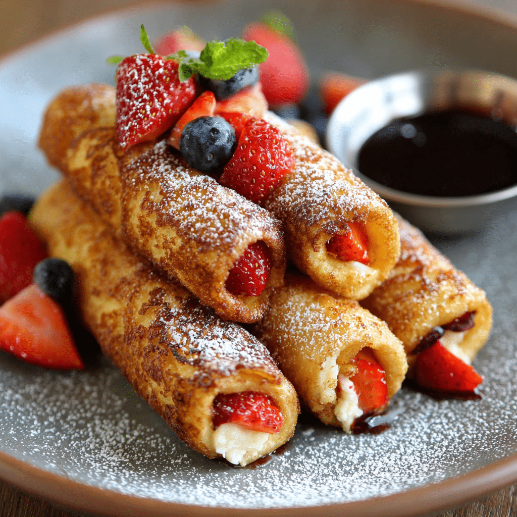 French Toast Roll-Ups