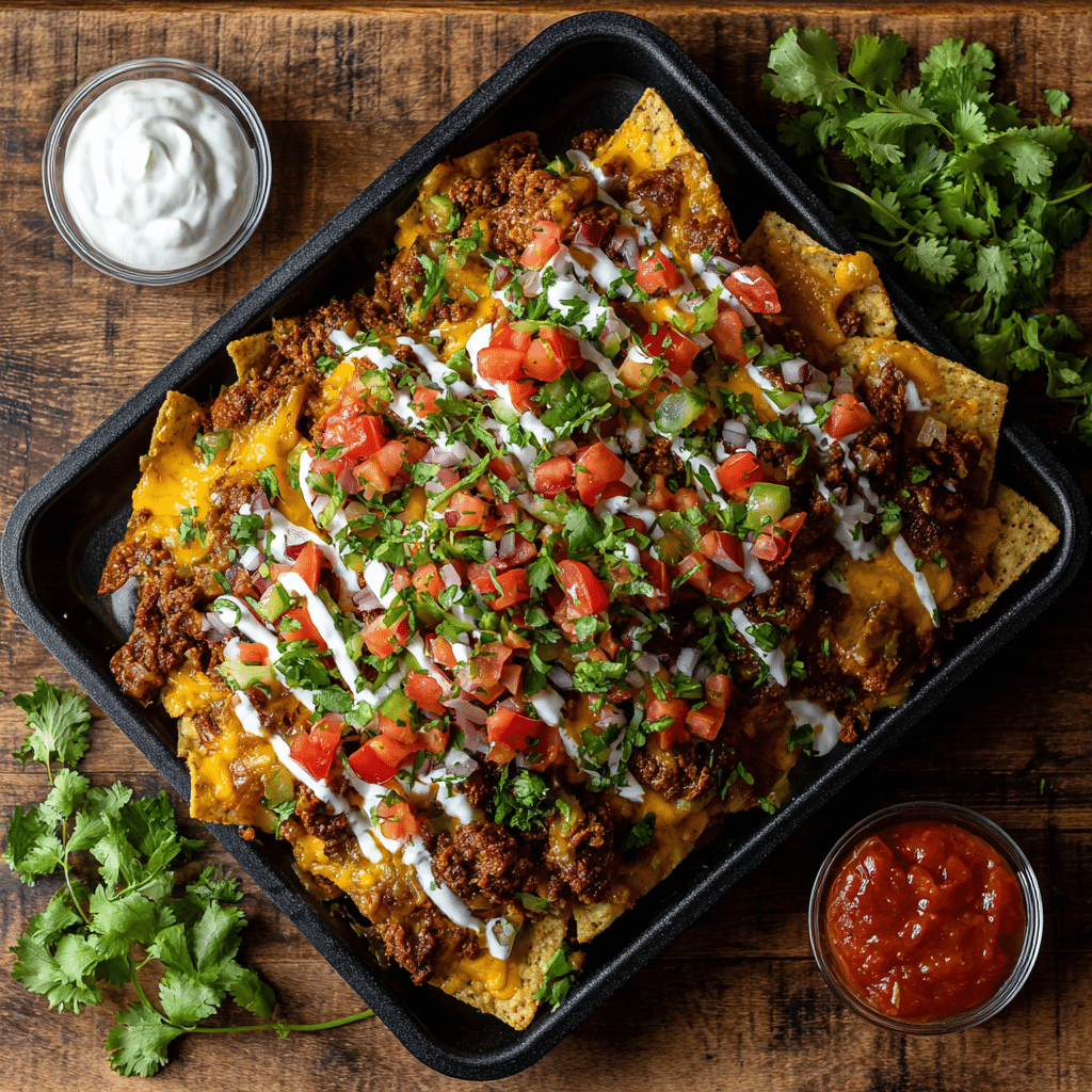 Loaded Nachos Tray - Recipe Image
