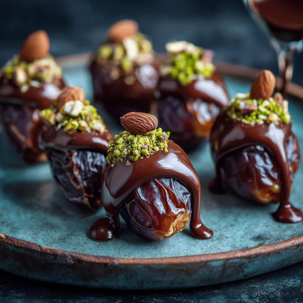 Stuffed Dates with Chocolate