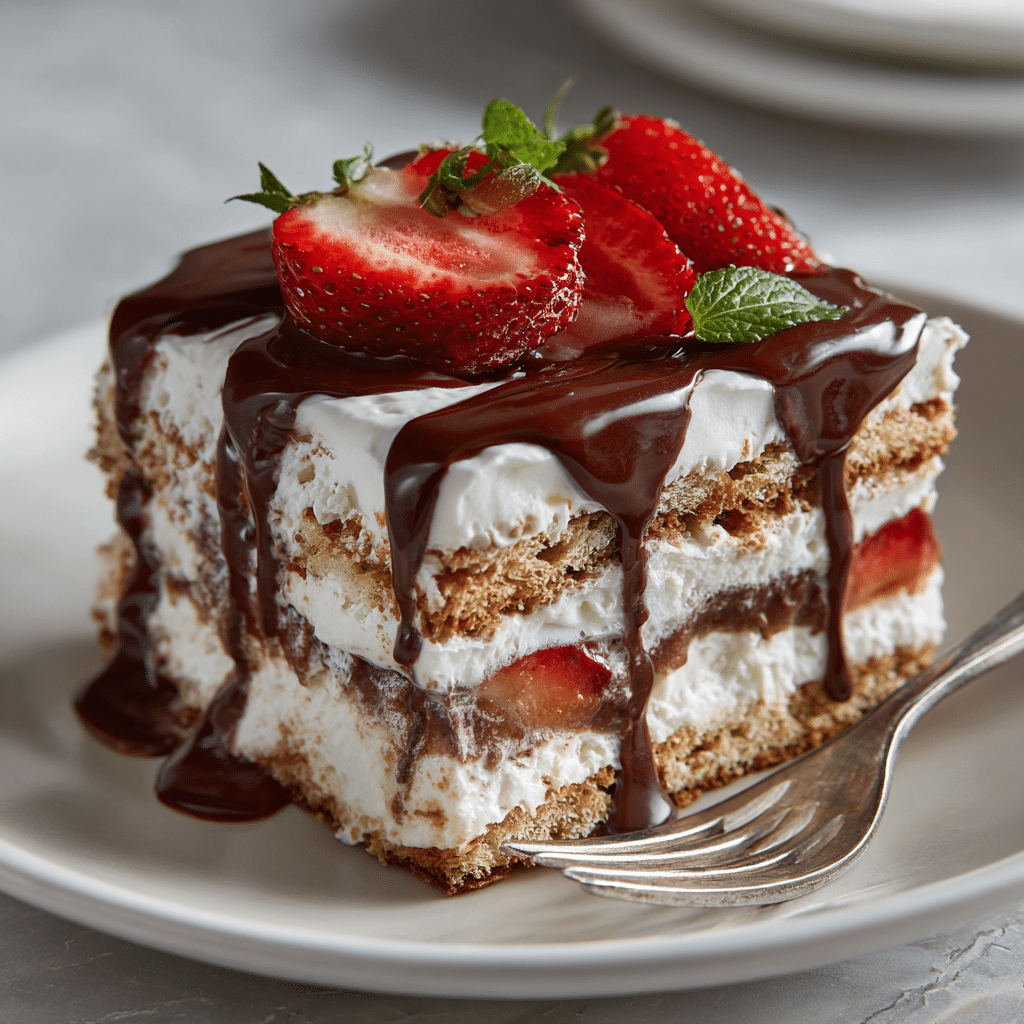 Layered Biscuit Dessert Recipe