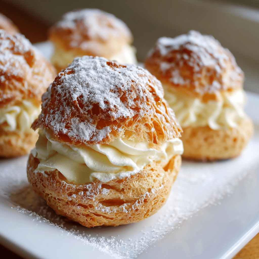 Cream Puff (Choux) Recipe