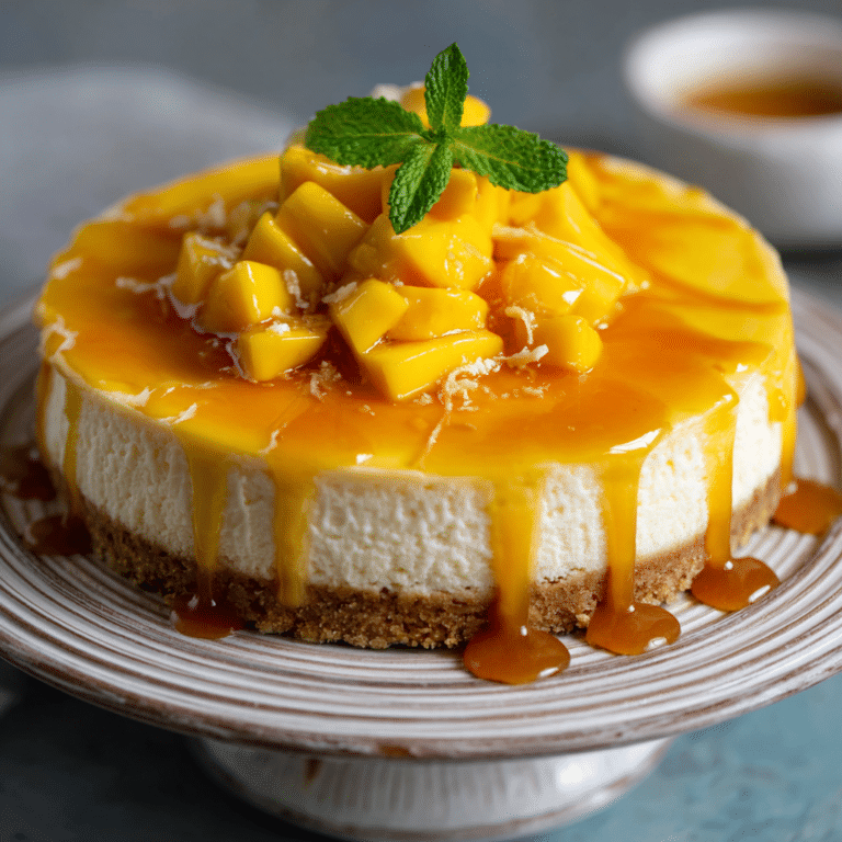 Mango Cheesecake Recipe