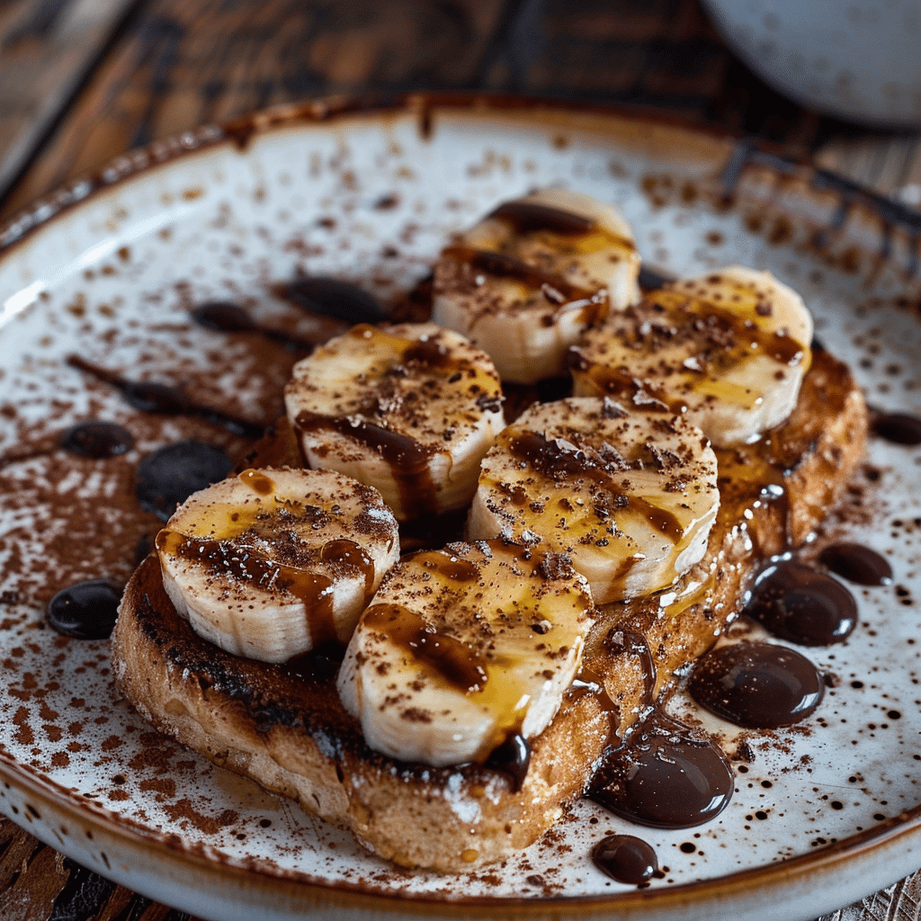 Chocolate Banana Toast Recipe