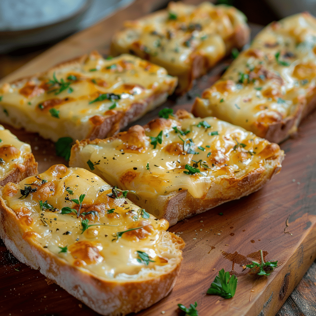 Cheesy Garlic Bread Recipe - Recipe Image