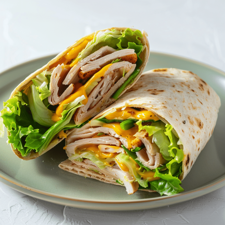 Turkey Cheese Wrap Recipe