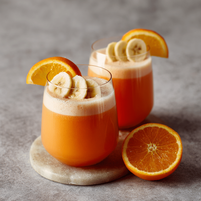 Orange Banana Drink Recipe