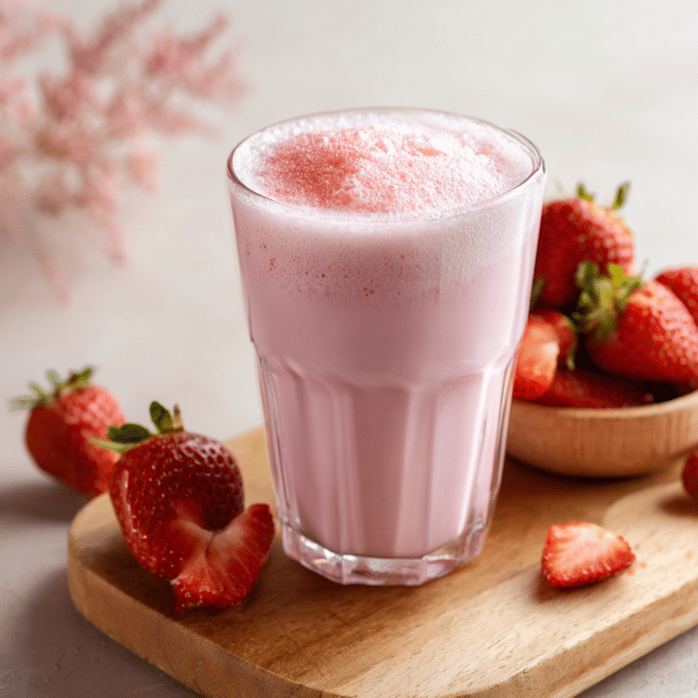 Strawberry Milk Drink Recipe