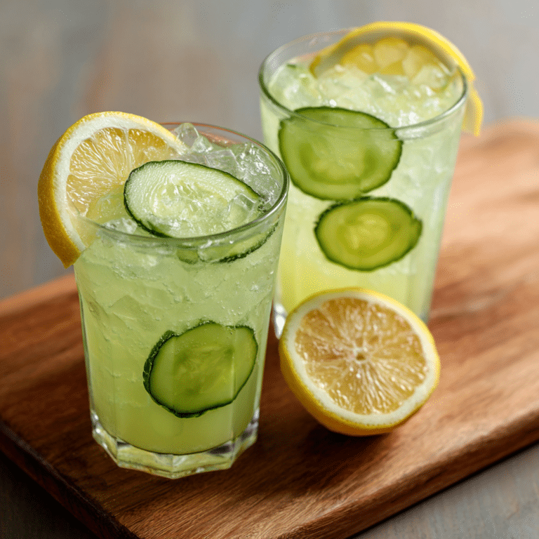 Cucumber Lemon Cooler Recipe