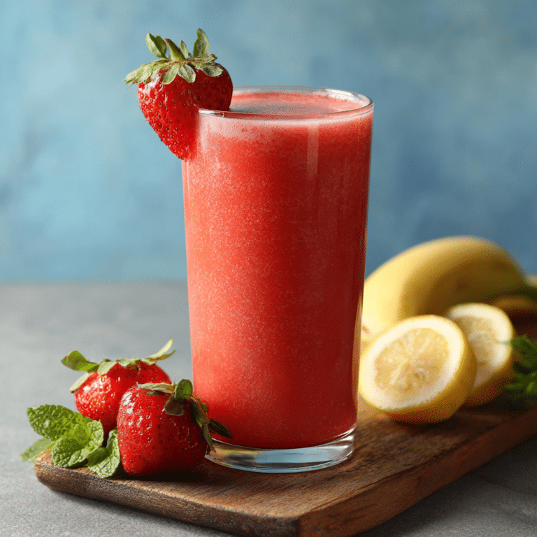 Strawberry Banana Juice Recipe