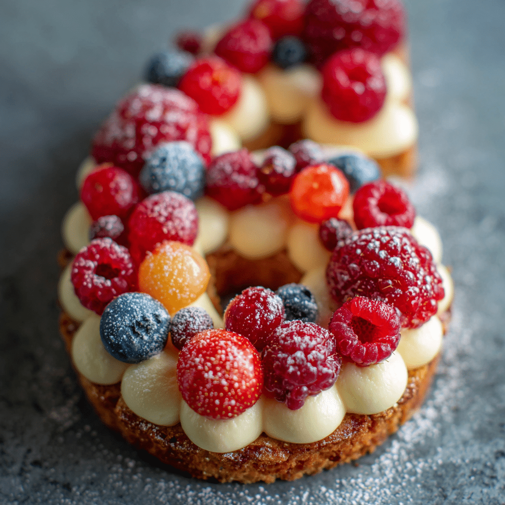 Number Cake (Cream Tart) Recipe