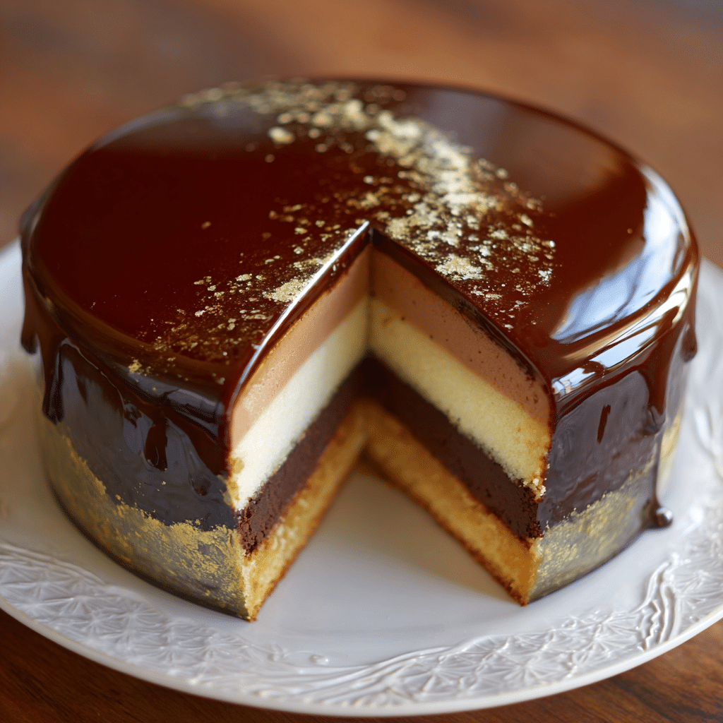 Chocolate Mirror Glaze Cake Recipe