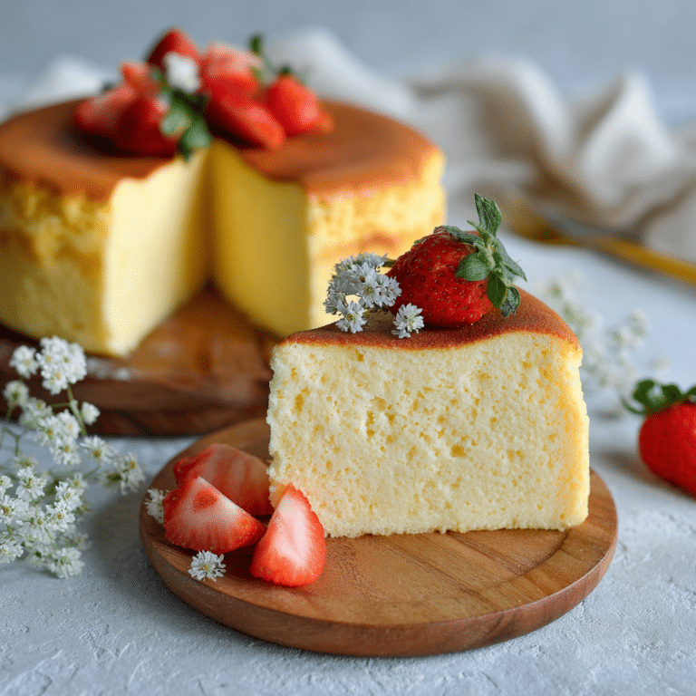 Japanese Cotton Cheesecake Recipe