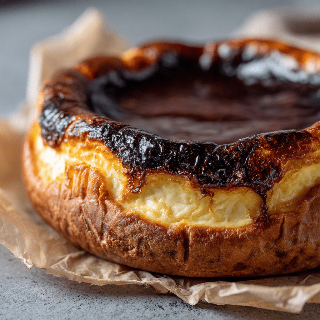 Burnt Basque Cheesecake Recipe - Recipe Image