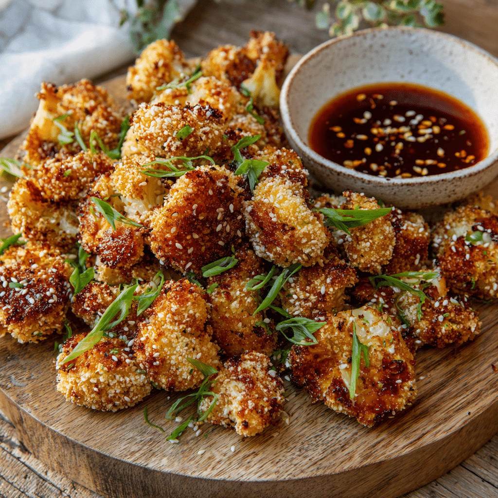 Crispy Sesame Cauliflower Bites Recipe - Recipe Image