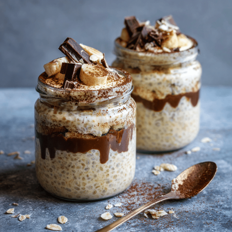 Tiramisu Overnight Oats Recipe