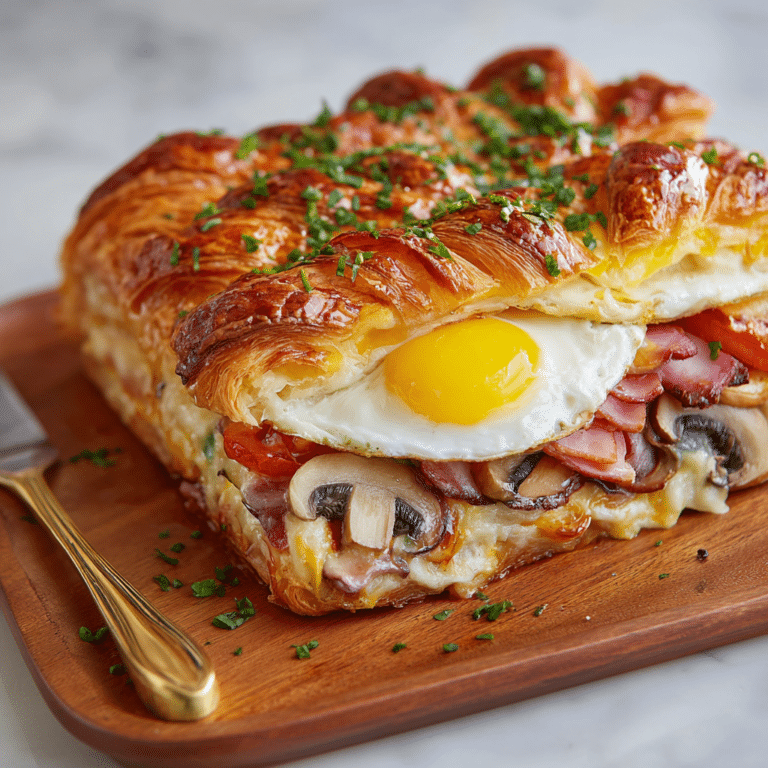 Croissant Breakfast Sandwich Bake Recipe