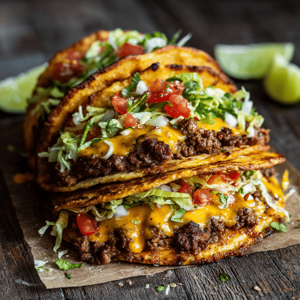 Smash Burger Tacos Recipe