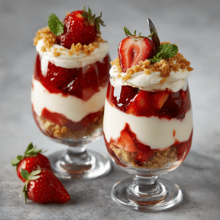Strawberry Cheesecake Parfaits Recipe