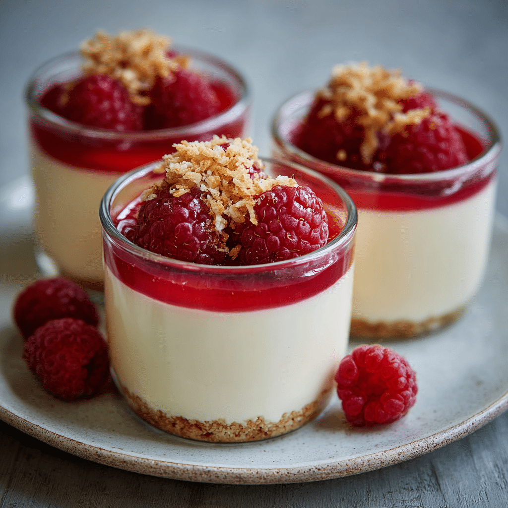 White Chocolate Rice Mousse with Raspberry Air Recipe - Recipe Image