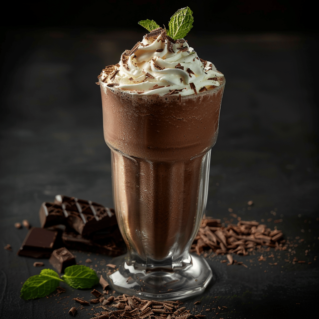 Chocolate Mint Iced Shake Recipe - Recipe Image