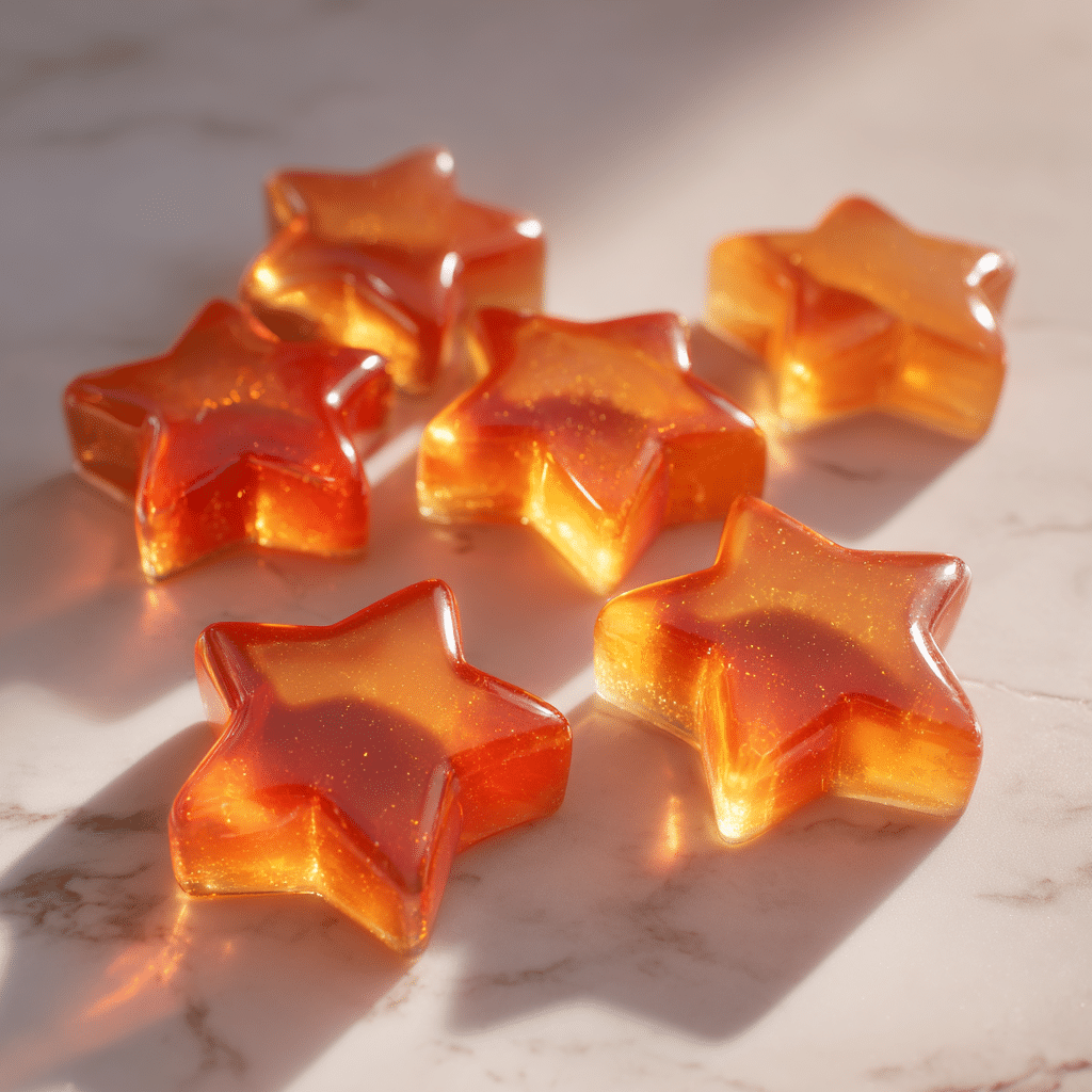 Apple Juice Jelly Stars Recipe - Recipe Image