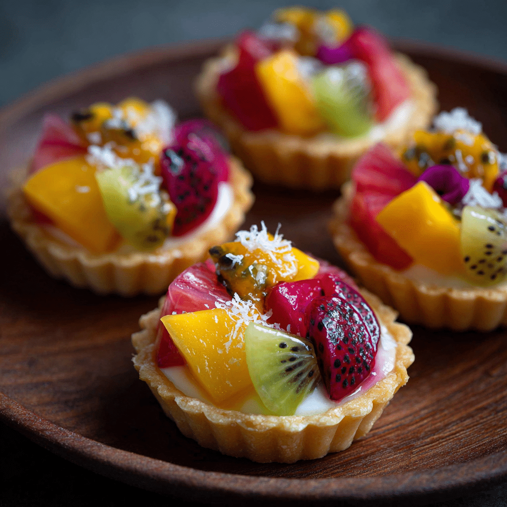 Tropical Fruit Tartlets Recipe - Recipe Image