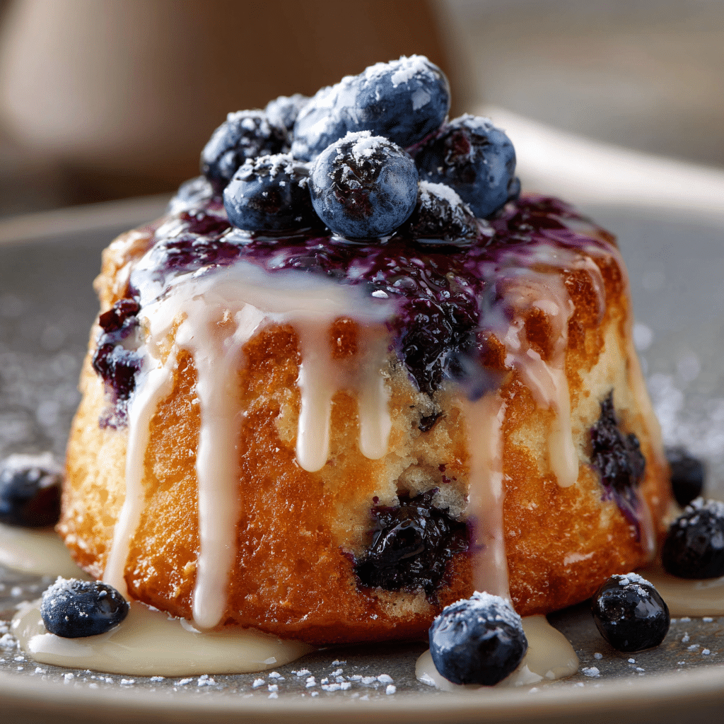 Blueberry with Sugar Glaze Recipe - Recipe Image