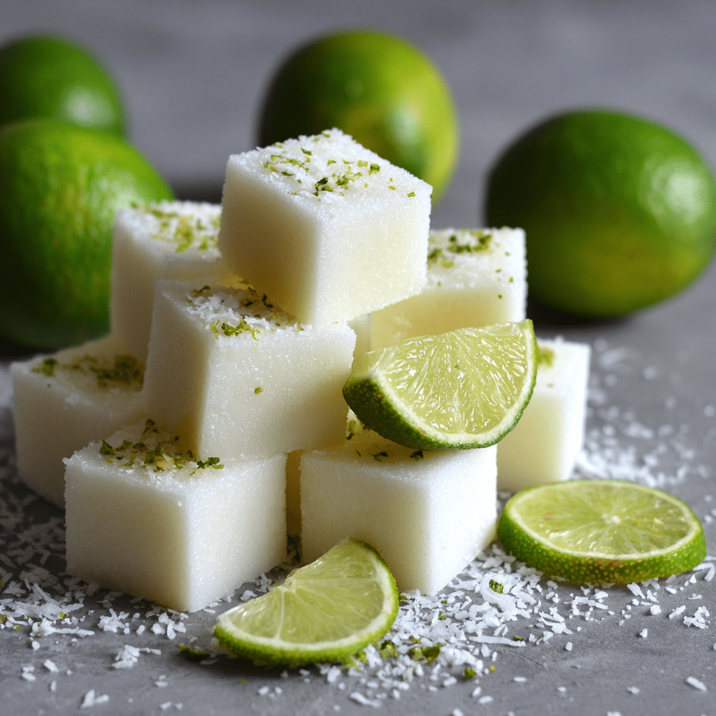 Coconut Cube with Lime Oil Recipe - Recipe Image