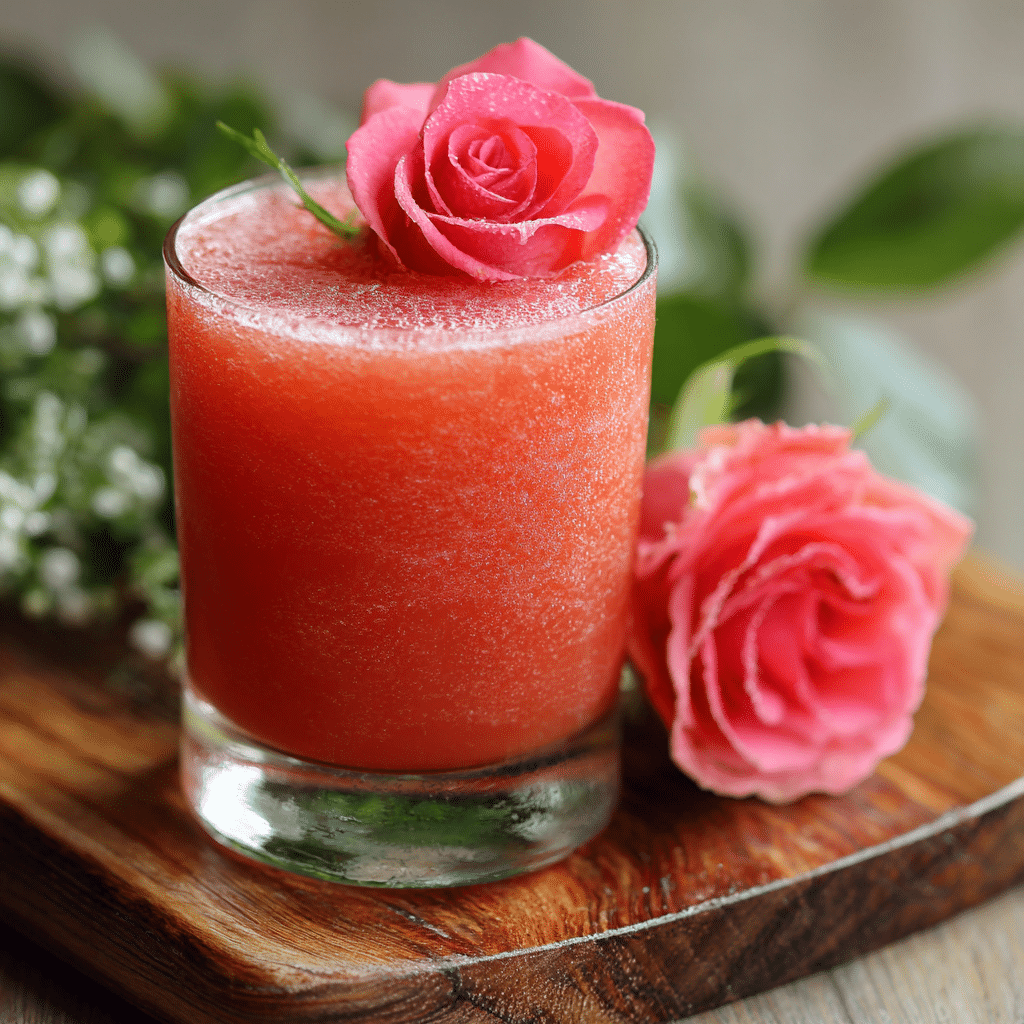 Watermelon Rose Cooler Recipe - Recipe Image