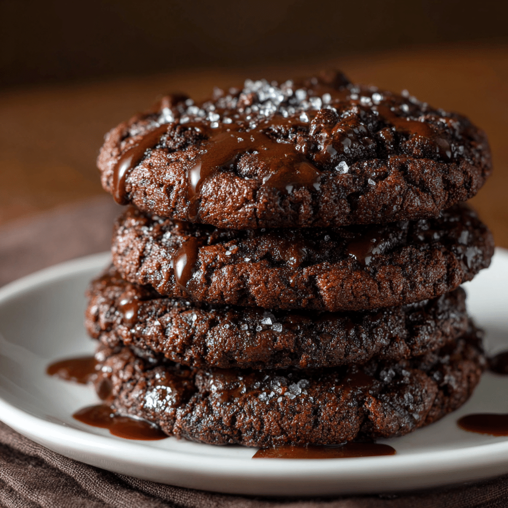 Spicy Dark Chocolate Espresso Cookies Recipe - Recipe Image