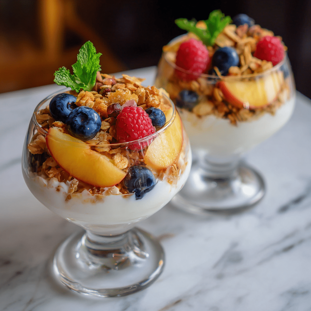 Yogurt with Fruits and Granola Recipe - Recipe Image