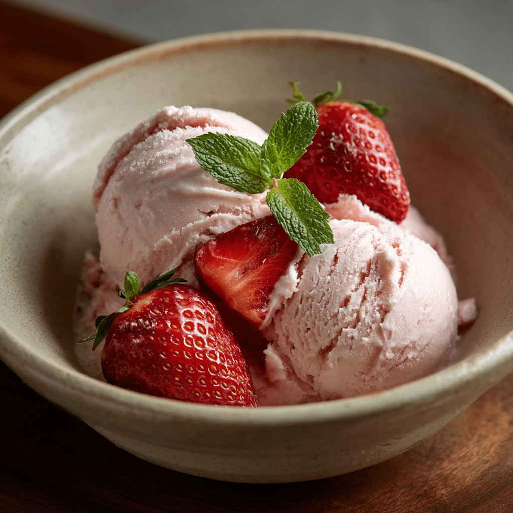 Strawberry Ice Cream Recipe - Recipe Image