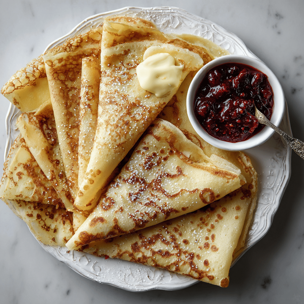 Simple Crepes Recipe - Recipe Image
