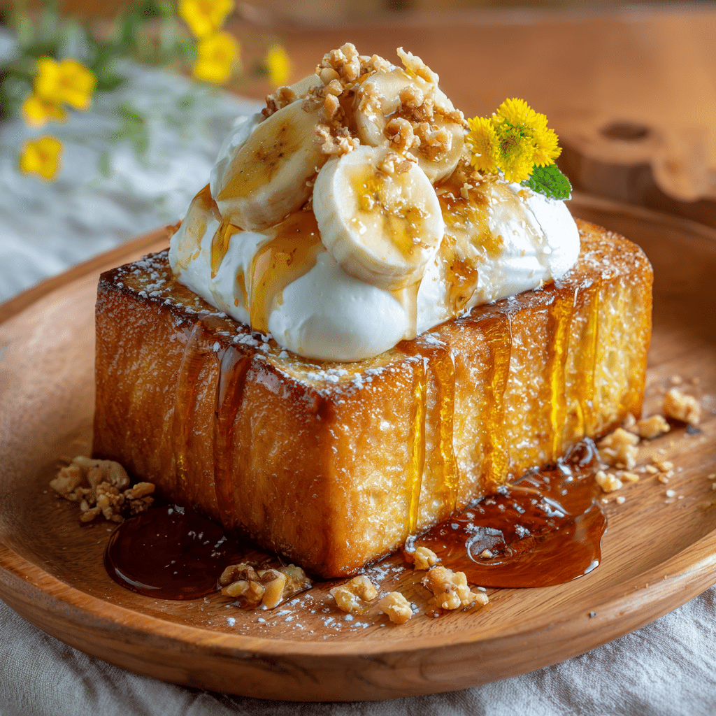 Honey Toast Recipe - Recipe Image