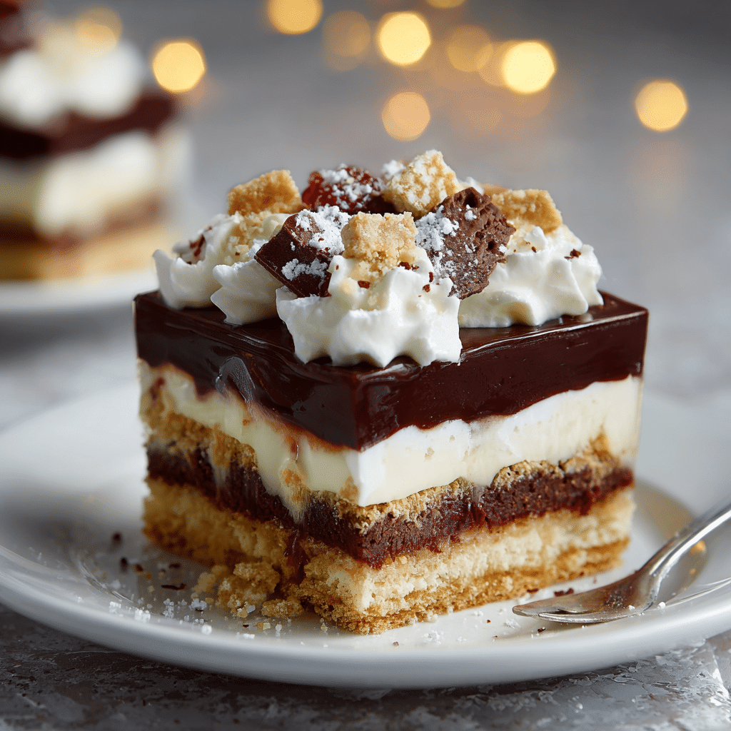 Layered Biscuit Dessert Recipe - Recipe Image