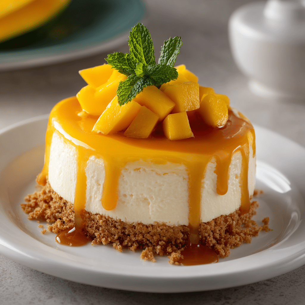 Mango Cheesecake Recipe - Recipe Image