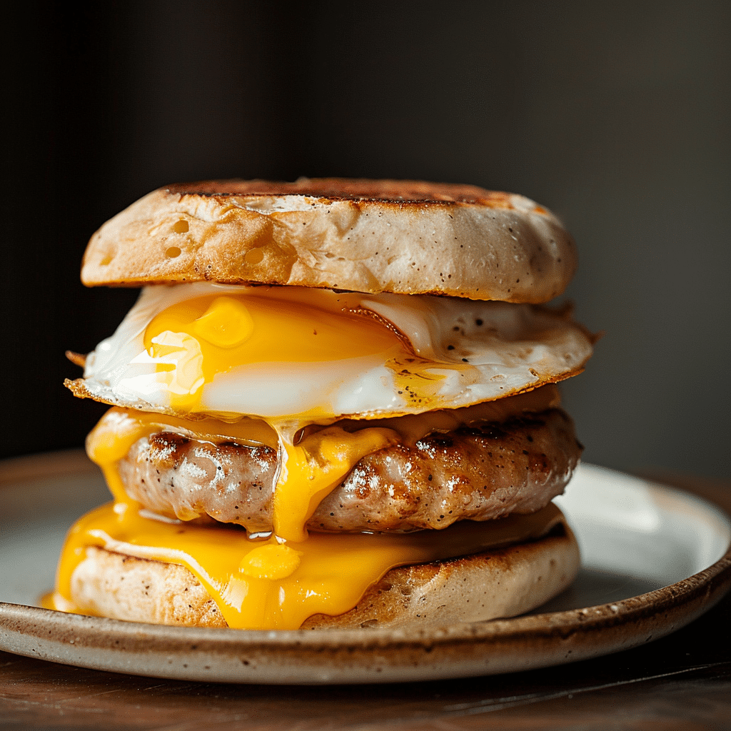 Sausage Egg Muffin Recipe - Recipe Image