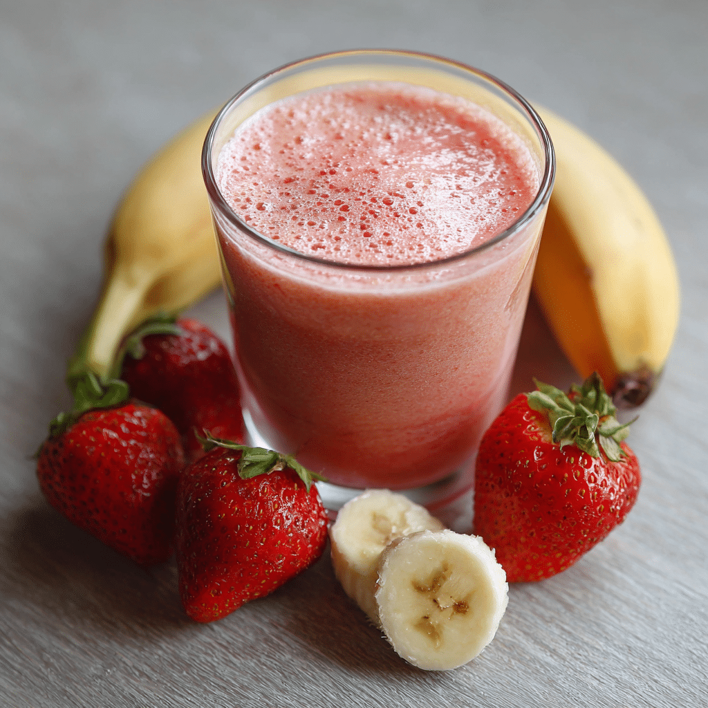 Strawberry Banana Juice Recipe - Recipe Image
