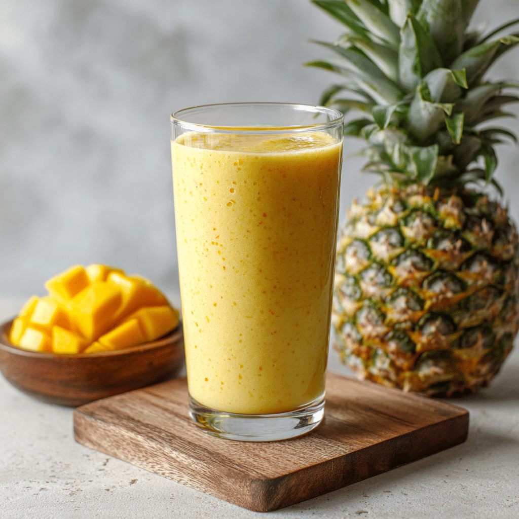 Pineapple Mango Smoothie Recipe - Recipe Image