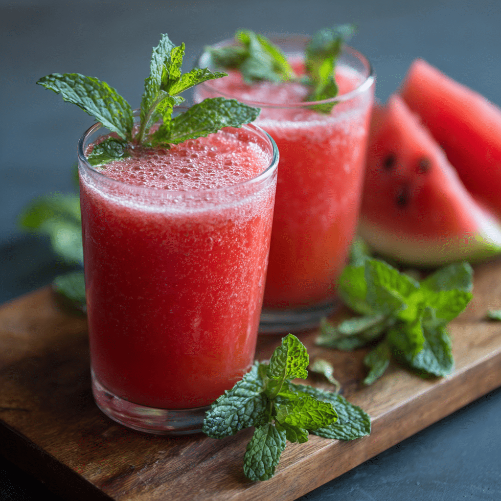 Watermelon Mint Juice Recipe - Recipe Image