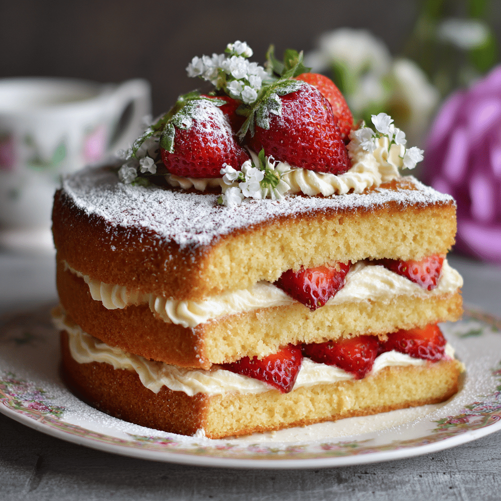 Vanilla Sponge Cake Recipe - Recipe Image