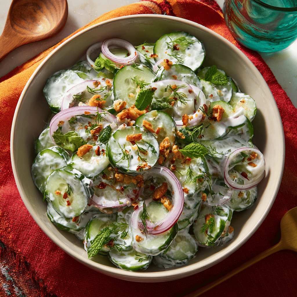 Cucumber Yogurt Salad Recipe - Recipe Image