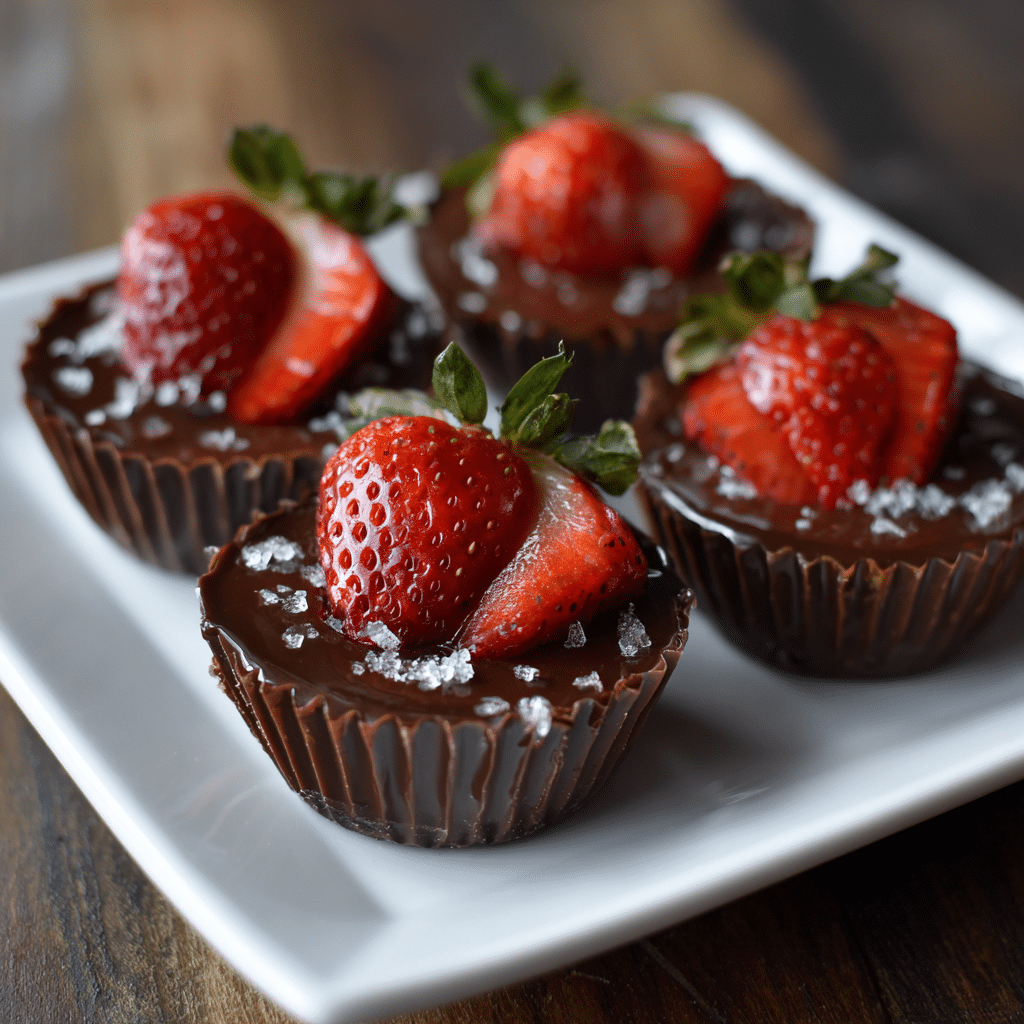 Chocolate Strawberry Cups Recipe - Recipe Image