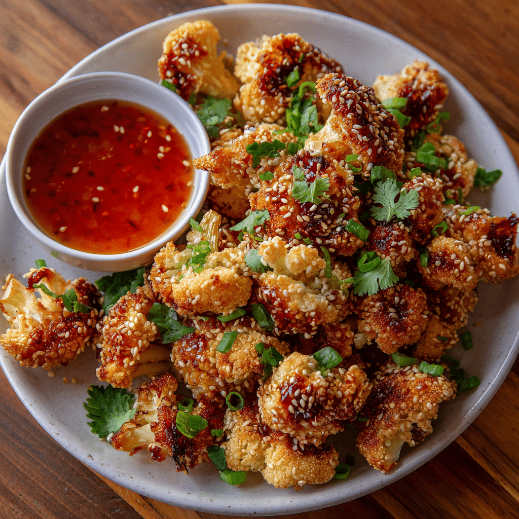 Crispy Sesame Cauliflower Bites Recipe - Recipe Image