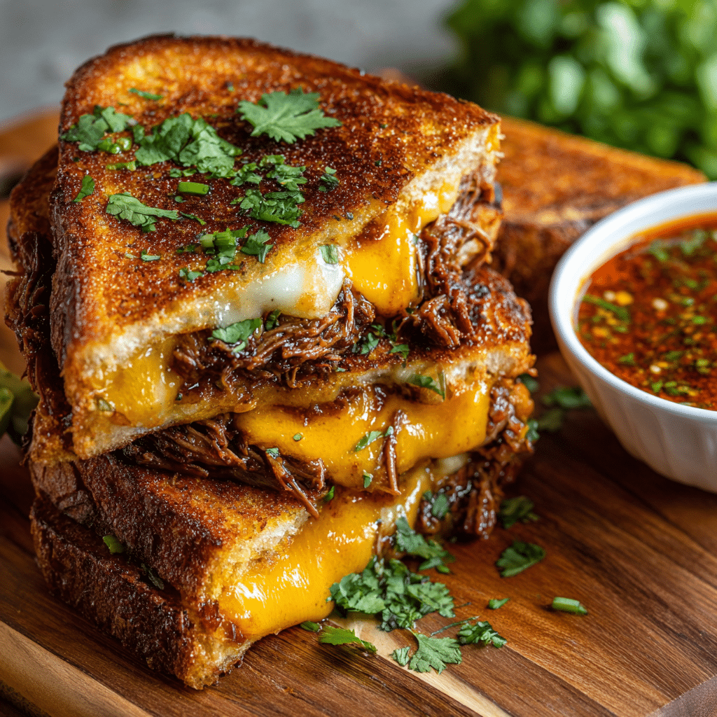 Birria Grilled Cheese Recipe - Recipe Image