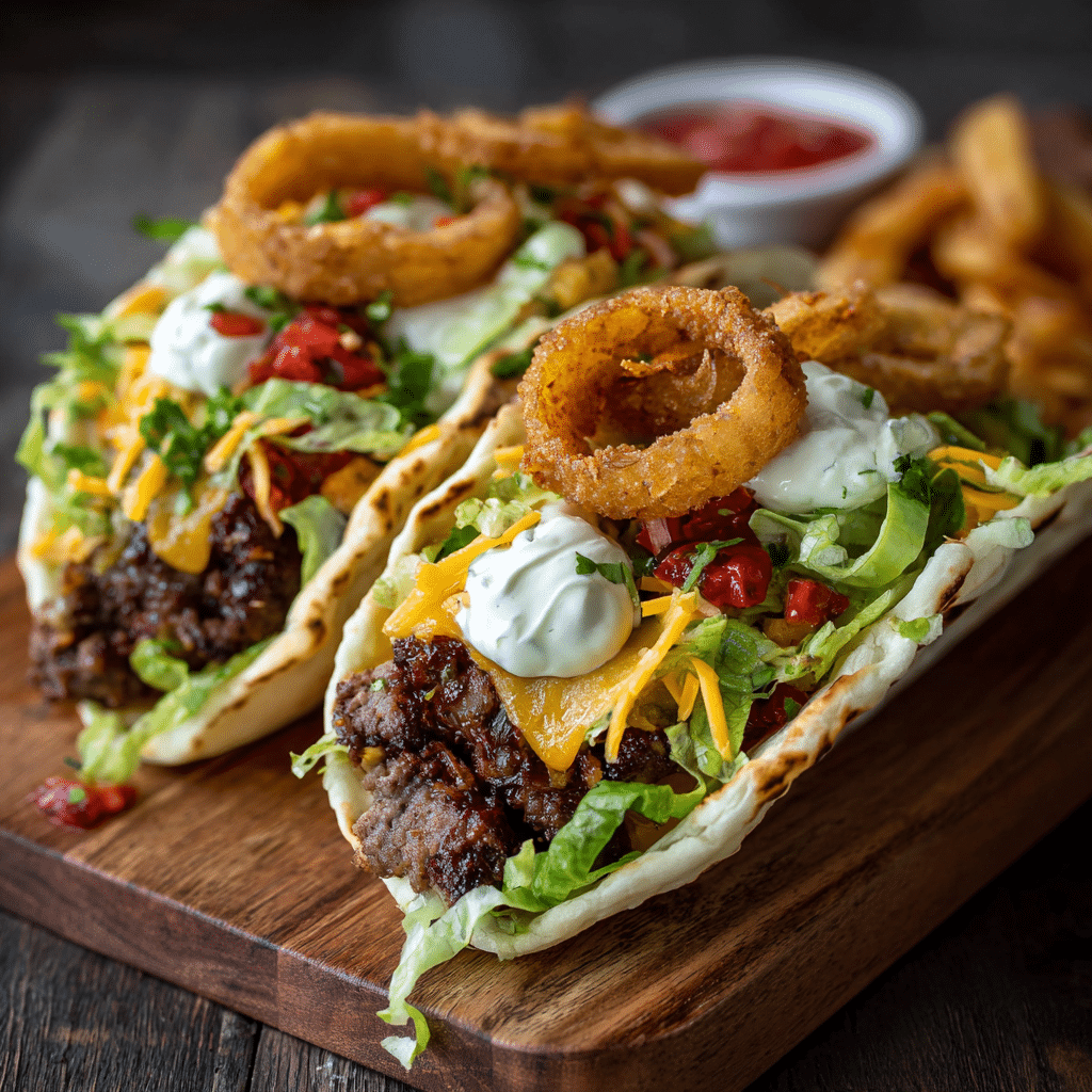 Smash Burger Tacos Recipe - Recipe Image