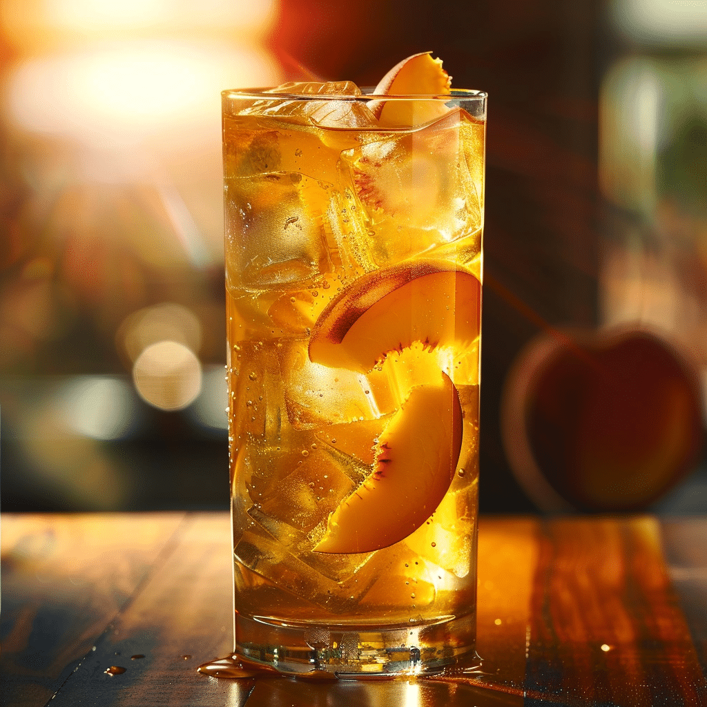 Honey Peach Iced Tea Recipe - Recipe Image