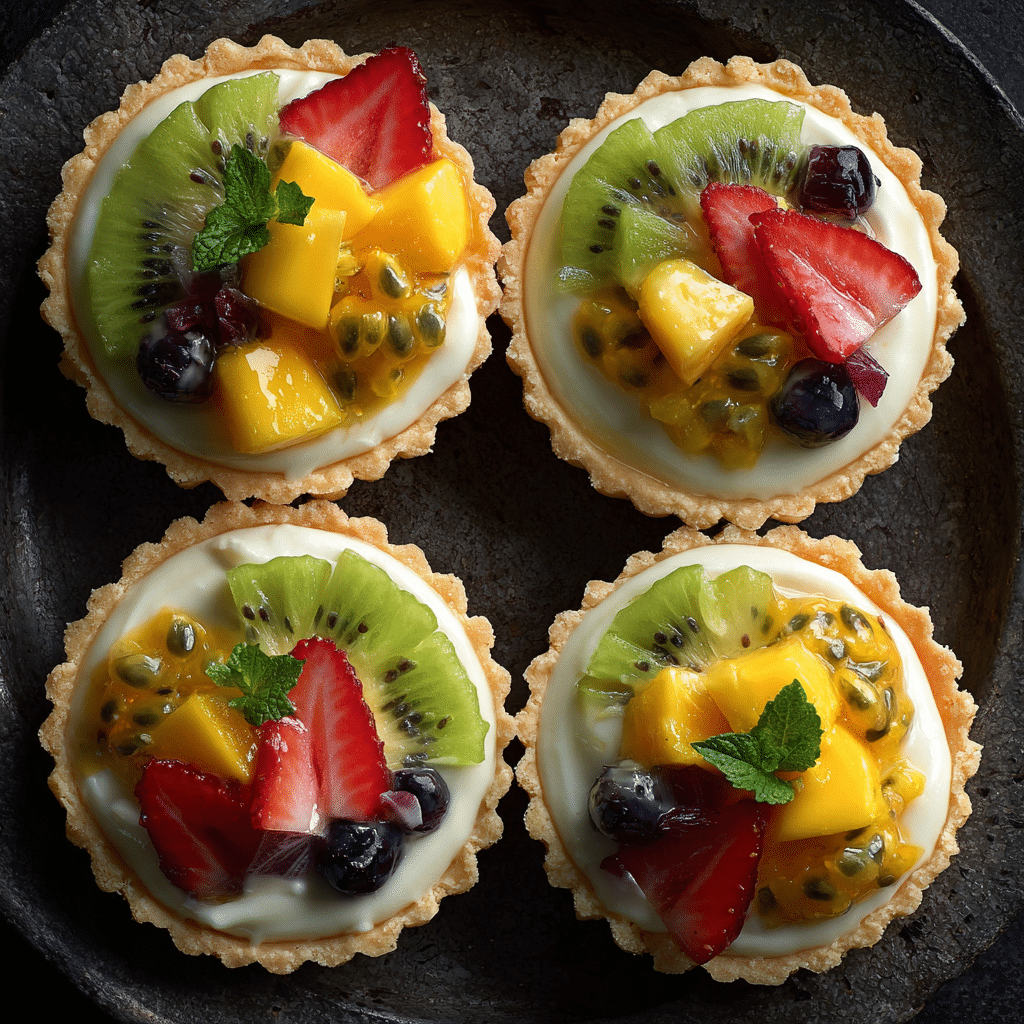 Tropical Fruit Tartlets Recipe - Recipe Image