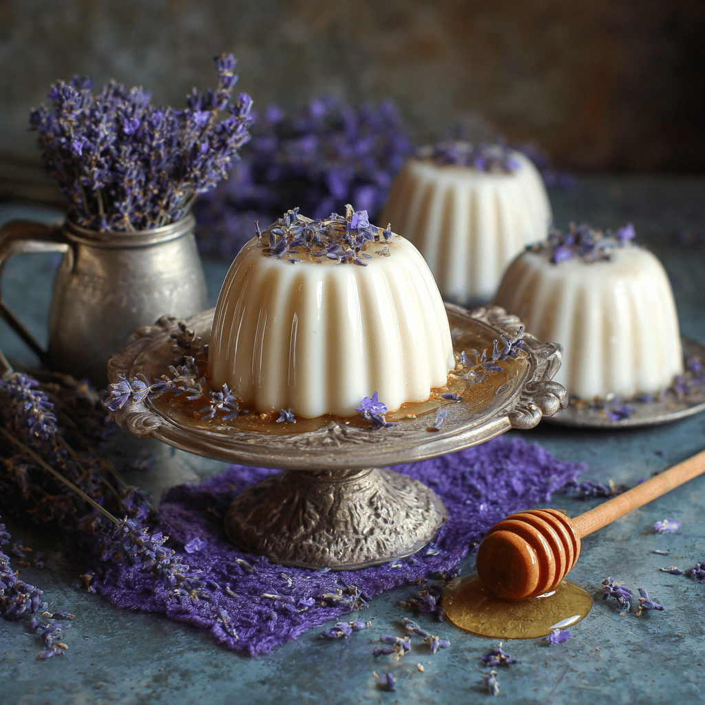 Lavender Honey Panna Cotta Recipe - Recipe Image