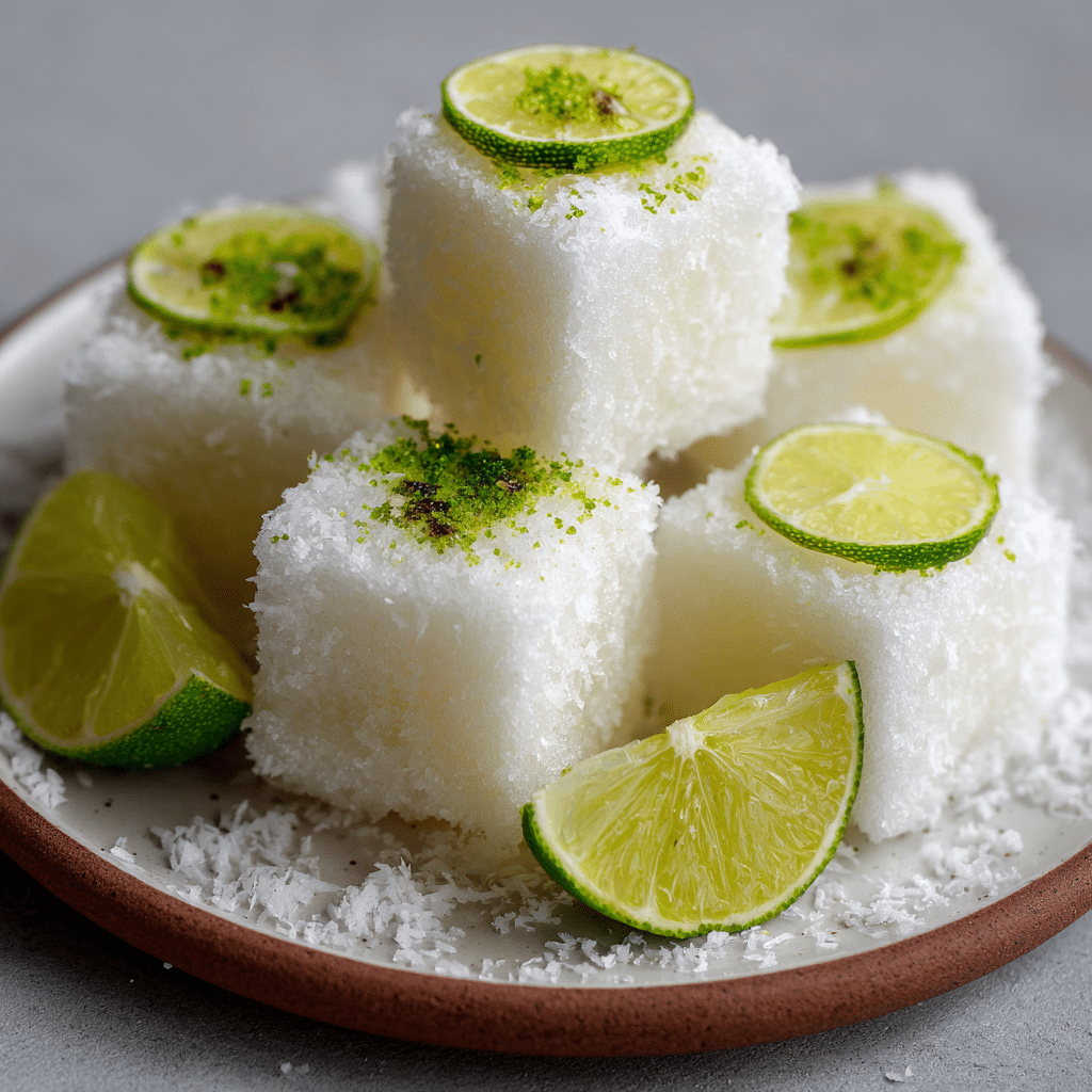Coconut Cube with Lime Oil Recipe